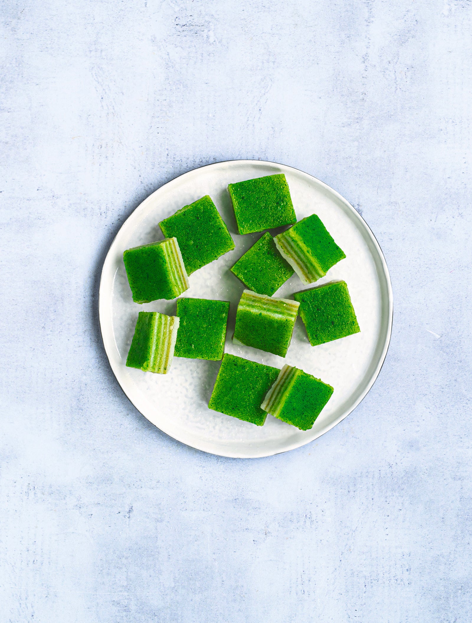 Thai steamed layer cake
