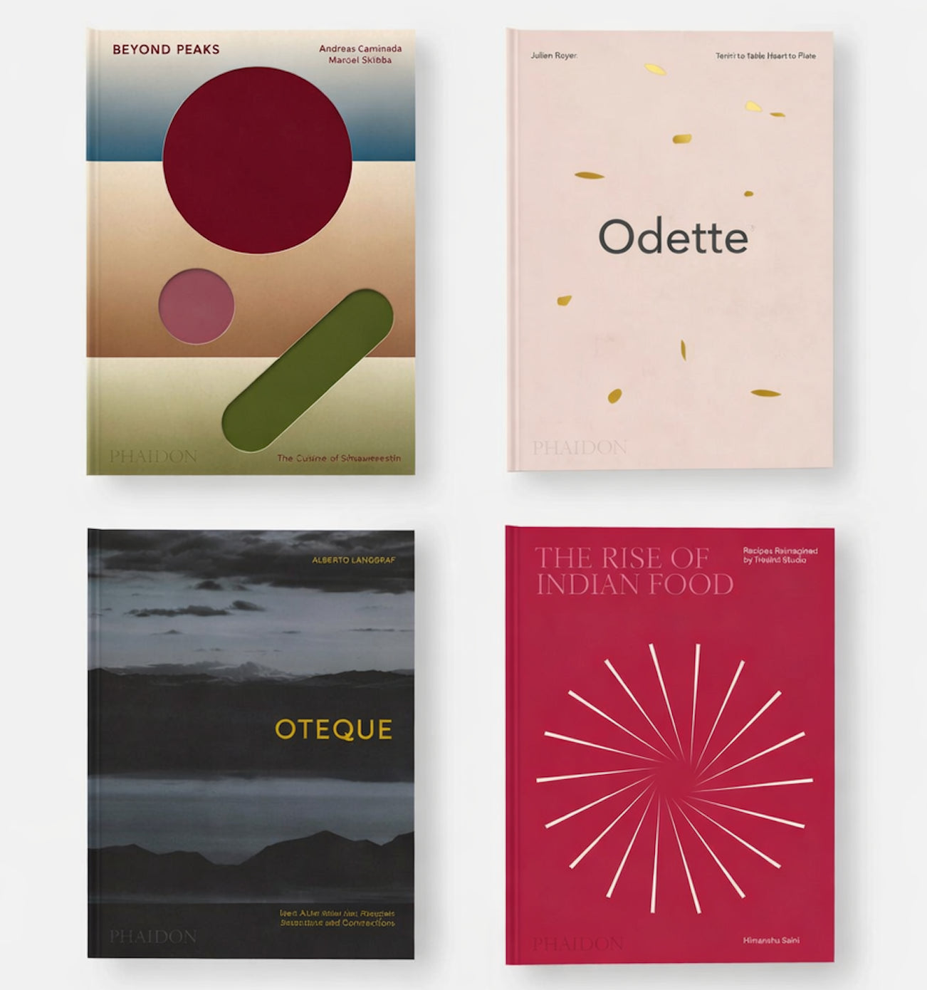 New Books for the New Year: Odette, The Rise of Indian Food, Beyond Peaks, and Oteque