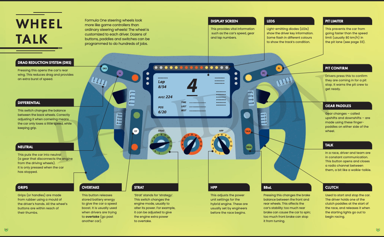 F1 steering wheels do way more than just turn left and right – Phaidon