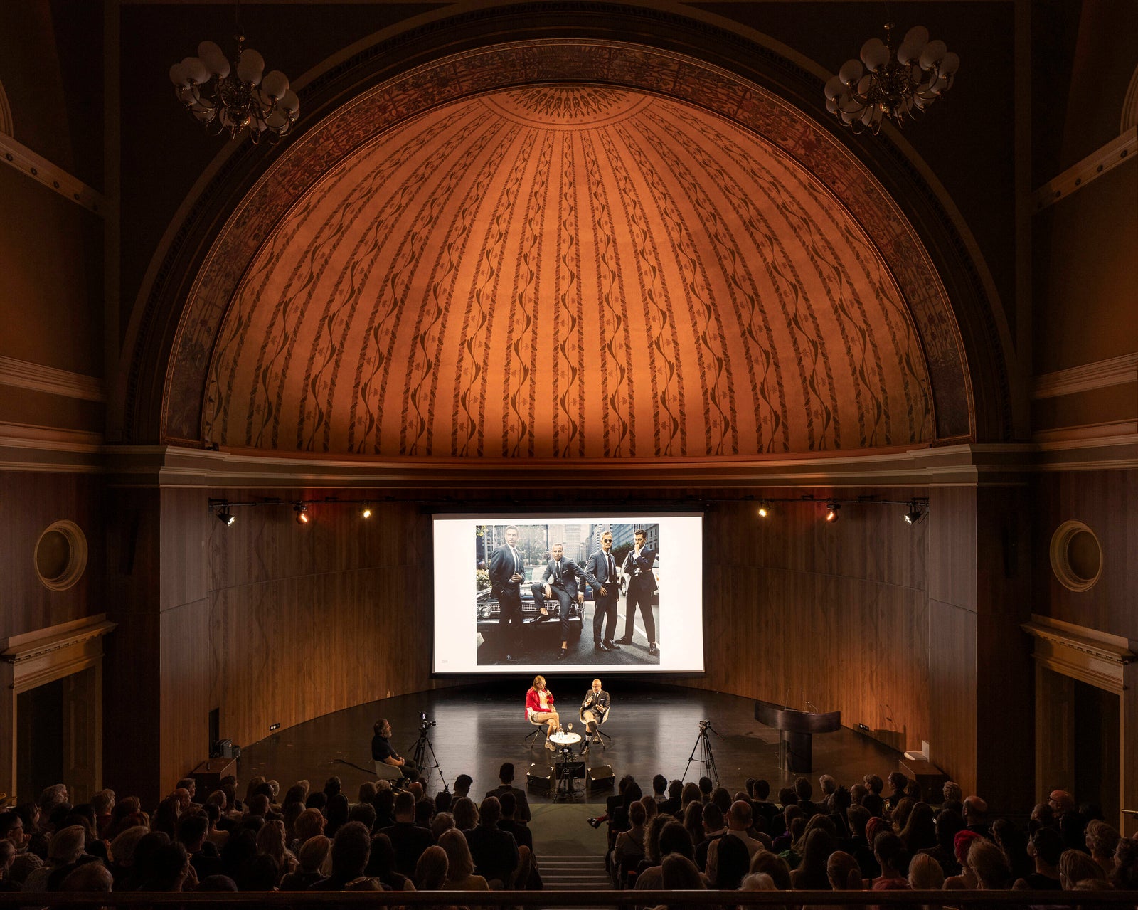 Thom Browne and Charlie Porter in conversation at The V&A - photograph Matthew Foley (Thom Browne Inc)