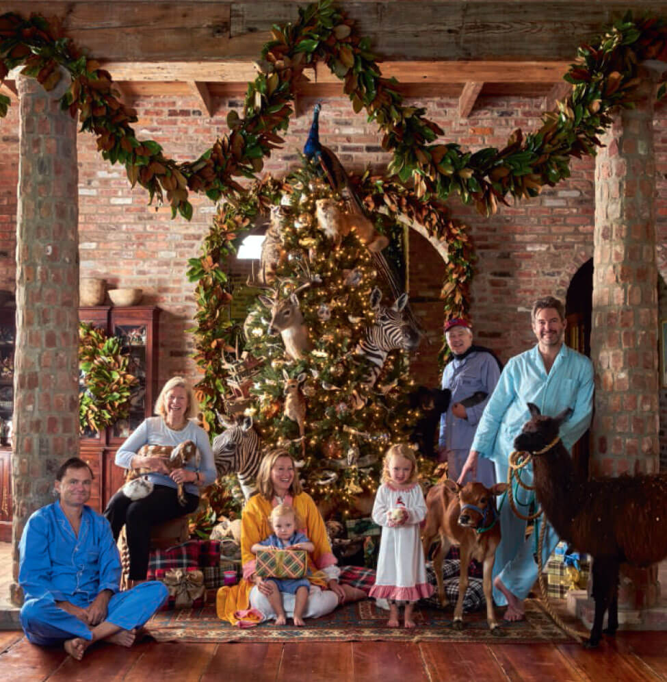 Bronson Christmas holiday scene with festive decorations and warm lighting