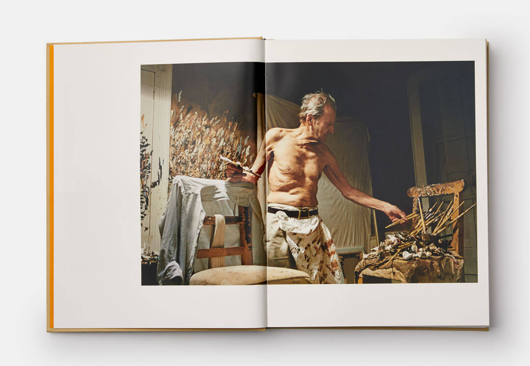 Lucian Freud A Life book cover pages 4 and 5 detailed artwork and text