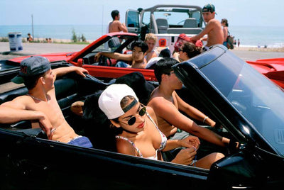 Mijanou Friends group photo outdoors smiling diverse people casual clothing