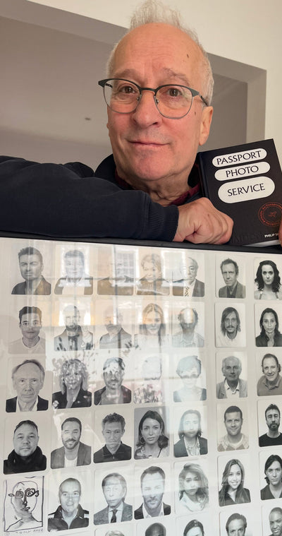 Phil Sharkey talks about Passport Photo Service: An Unexpected Archive of Celebrity Portraits