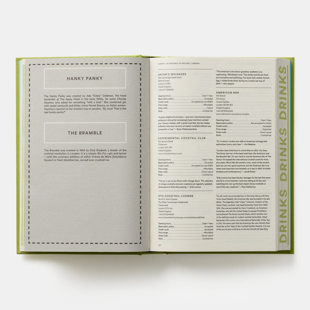 Where Bartenders Drink