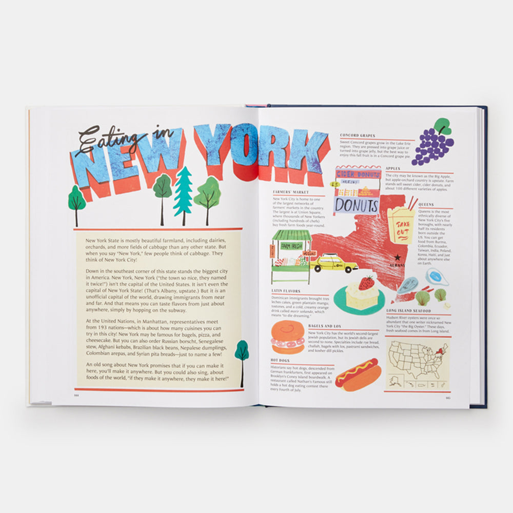 United Tastes of America: An Atlas of Food Facts & Recipes from Every State!