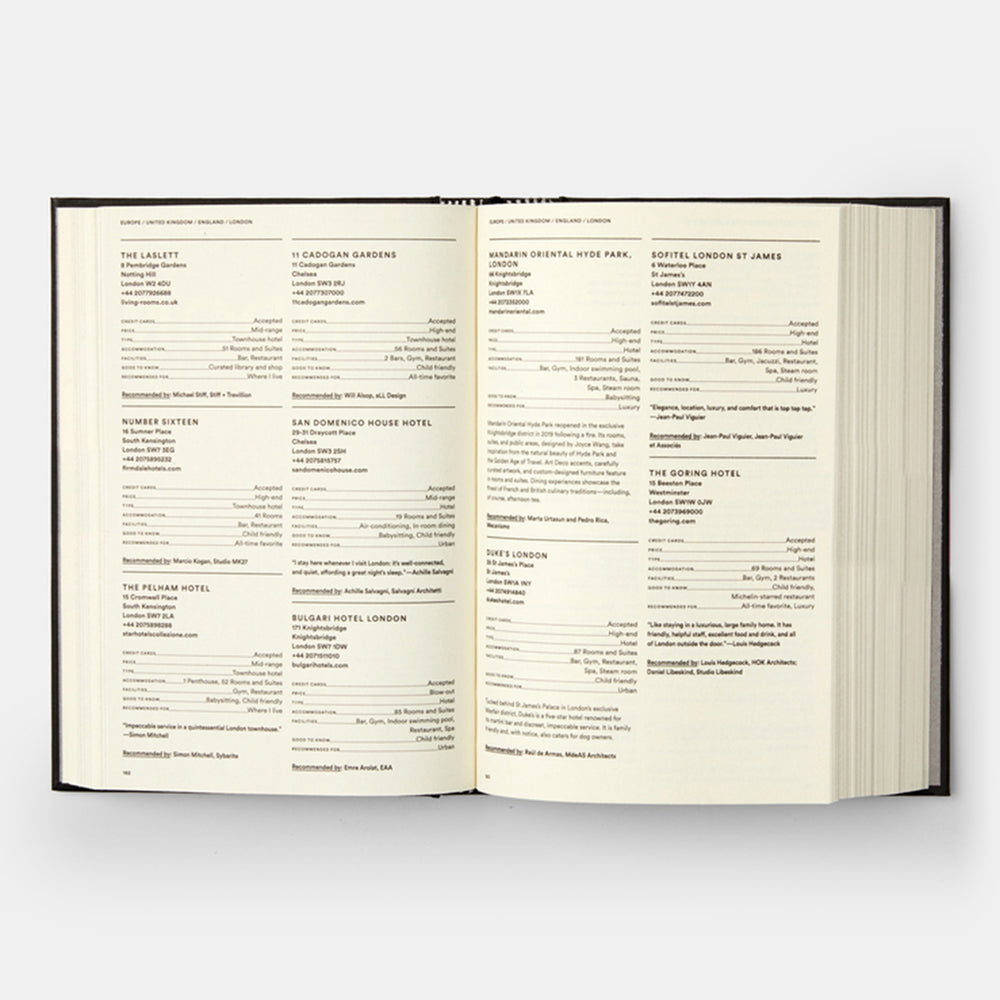 Where Architects Sleep: The Most Stylish Hotels in the World