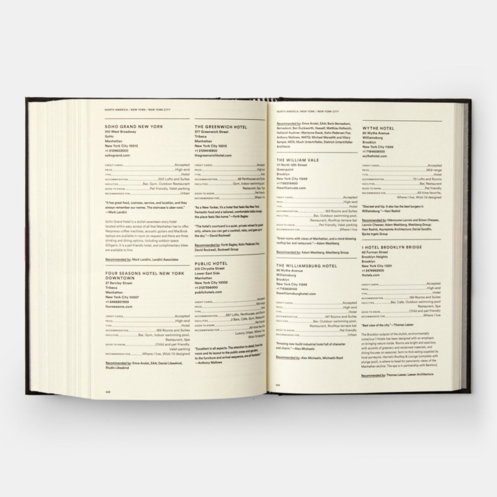 Where Architects Sleep: The Most Stylish Hotels in the World