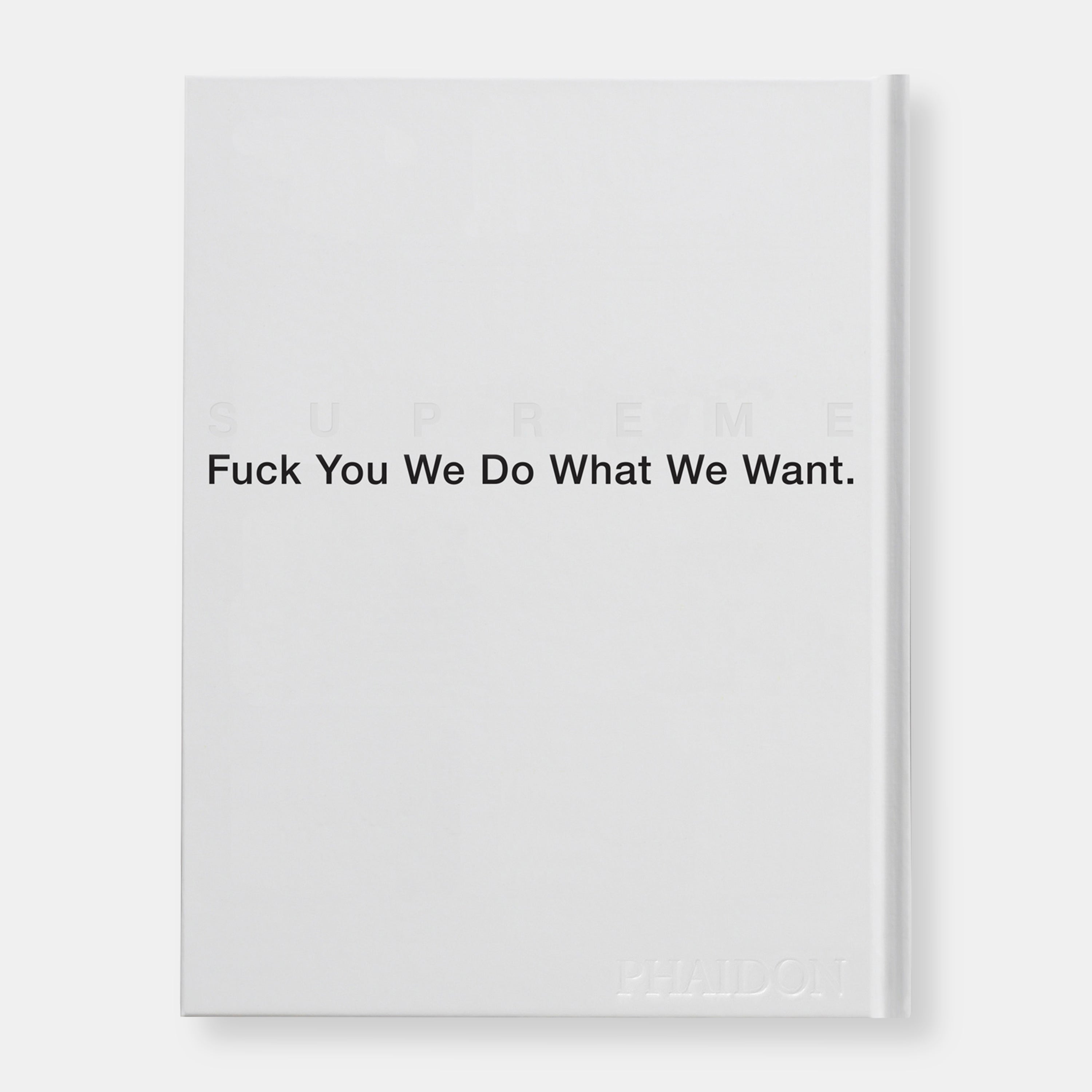 Supreme | Standard Edition | 9781838660314 – Phaidon