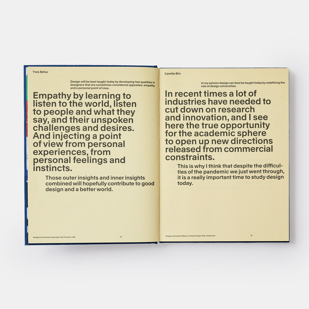 The ECAL Manual of Style: How to best teach design today?