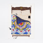 Self-Portrait with Hairbrush, Pen, Book, Leash, and Collar