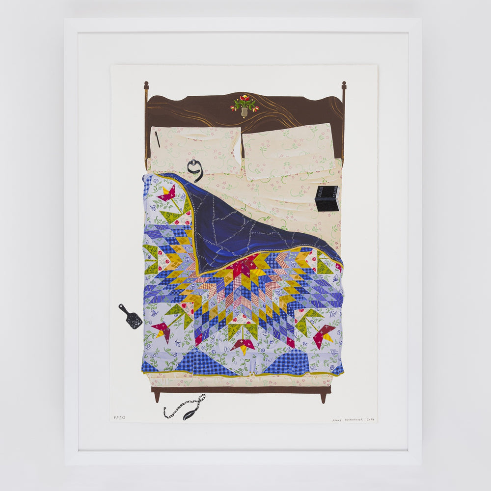 Self-Portrait with Hairbrush, Pen, Book, Leash, and Collar