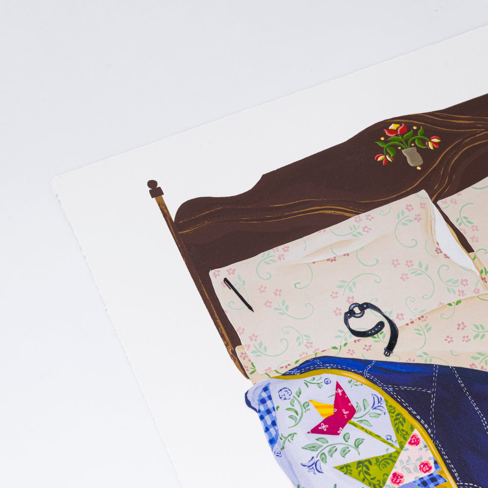 Self-Portrait with Hairbrush, Pen, Book, Leash, and Collar