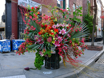 Flower Flash, Casa Magazines, West 12th Street & 8th Avenue, New York City (2021)