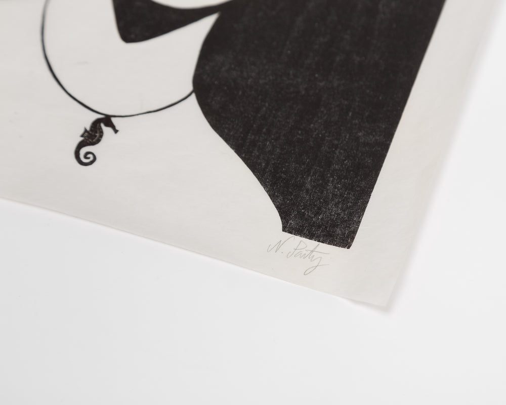 Portrait of a Seahorse Necklace