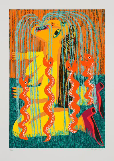 Watering Weeds: Four Snakes