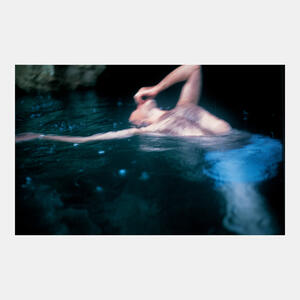 Nan Goldin: Guido floating, Levanzo, Sicily, 1999
