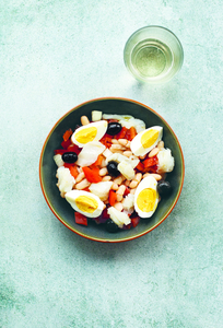  Salt Cod and White Bean Salad. Photography by Infraordinario Studio for Dalcò Edizioni S.r.l.