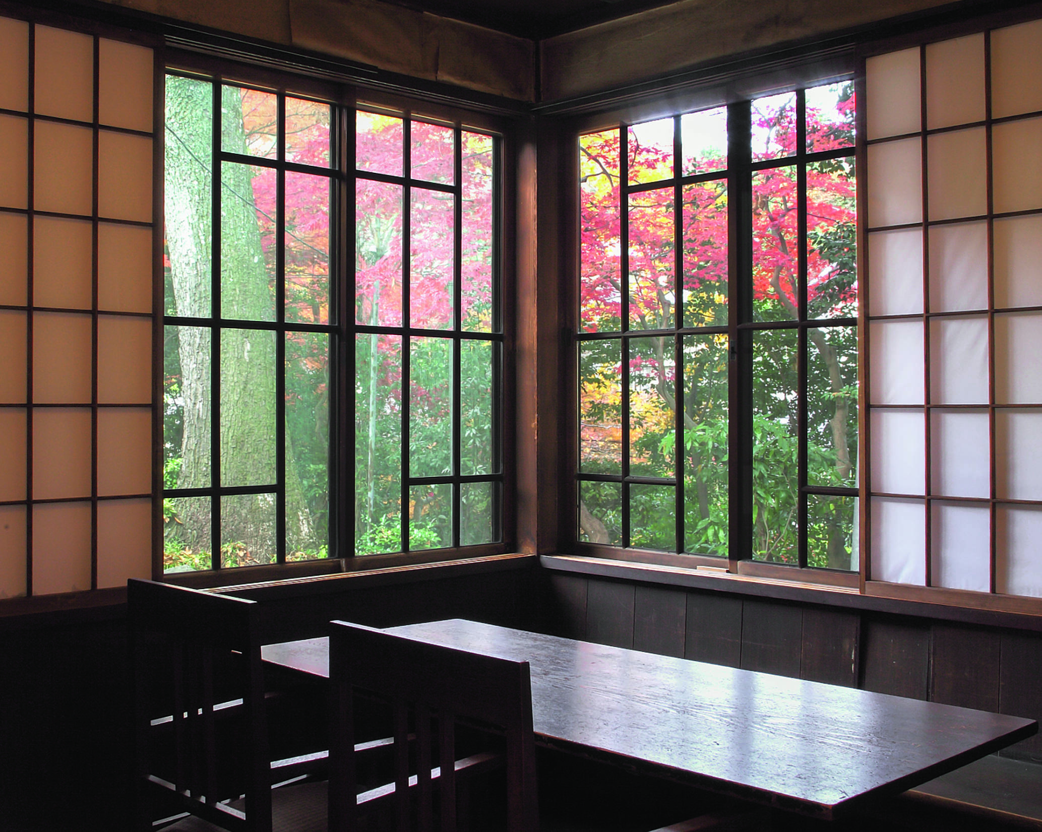 The Japanese interior where old first met new