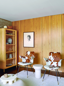 The living room in Walter Segal House, North Hill, London, 2015. Photo by Henry Bourne