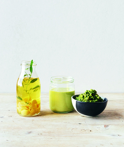 Green Hazelnut Pesto. Photography by Hildur Ársælsdóttir