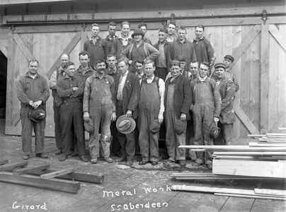 Unknown, Shipyard Worker, Aberdeen, Washington, USA, 1918