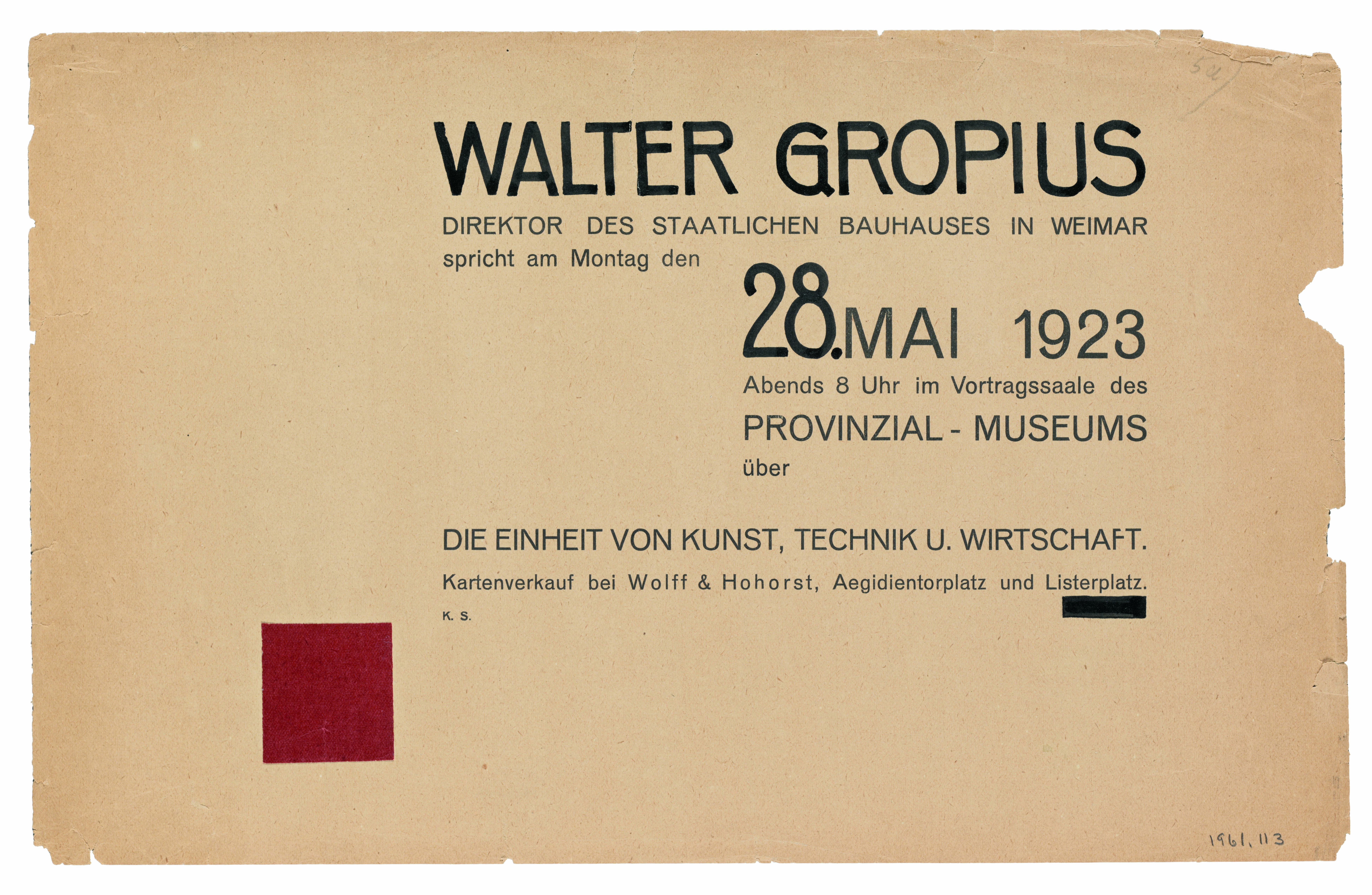 The artists that sustained Walter Gropius