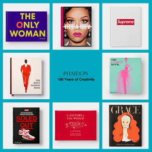 Some of the Phaidon 100 Fashion & Pop Culture books