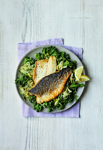 Pan-seared sea bass, from The Wellness Principles