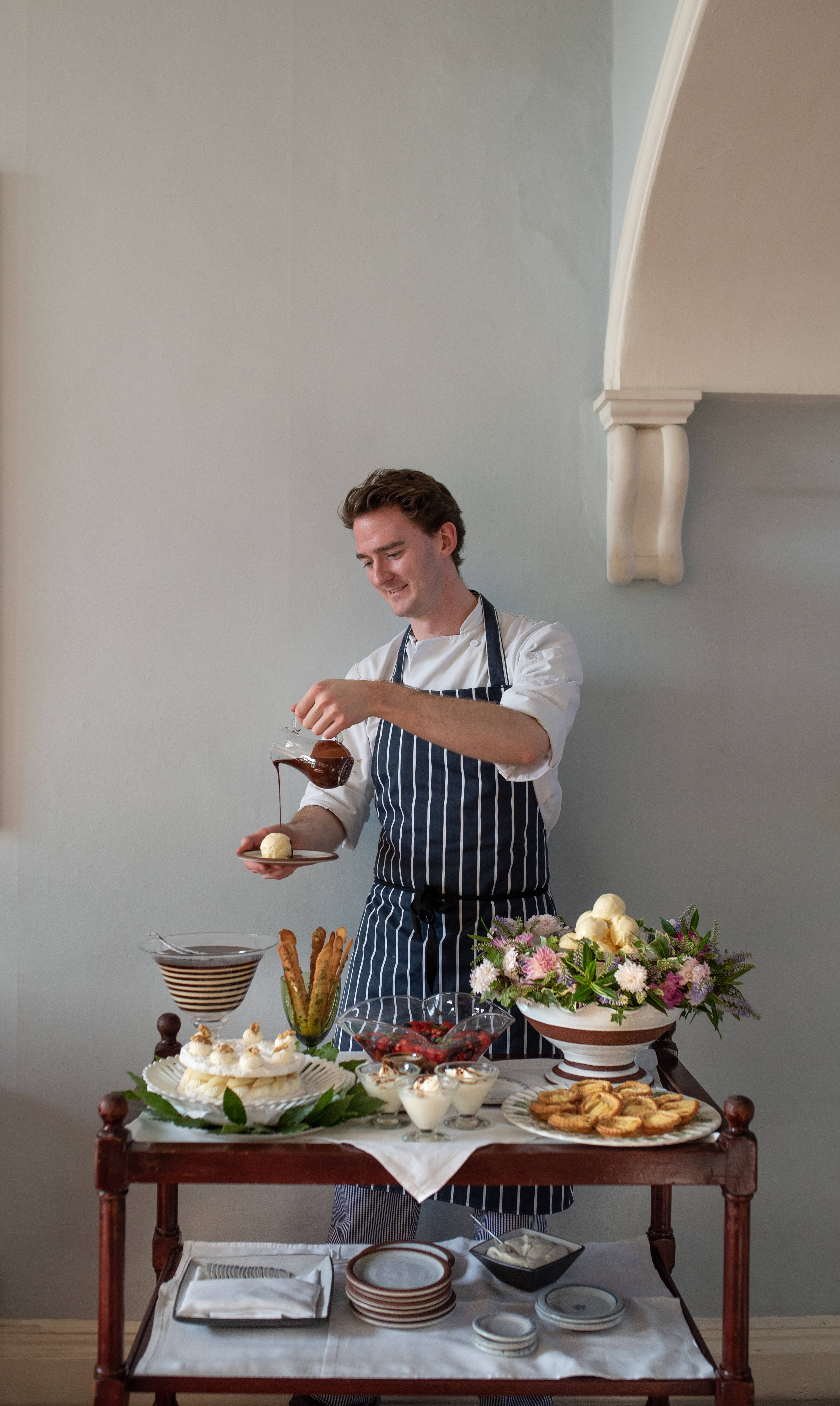 The four-wheeled dining room display vehicle that shaped Ballymaloe Desserts