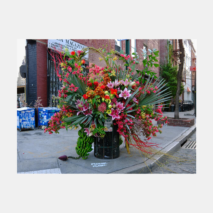 Lewis Miller: Flower Flash, Casa Magazines, West 12th Street & 8th Avenue, New York City (2021)
