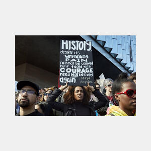 Catherine Opie: Herstory, Women's march (2017)