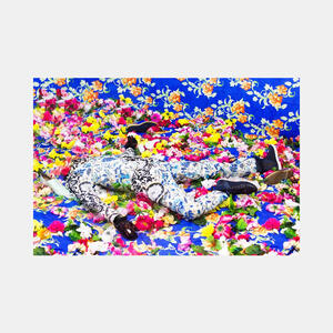 Ebony G. Patterson: Untitled (Among the weeds, plants, and peacock feathers) (2015/2018)
