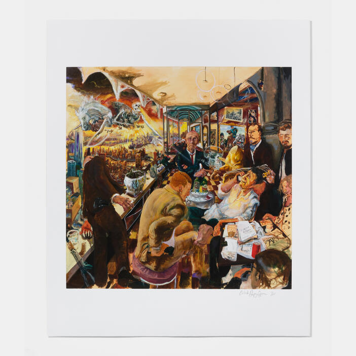 Celeste Dupuy-Spencer: When you've eaten everything below you, you'll devour yourself/except in dreams you're never really free, 2020/2021
