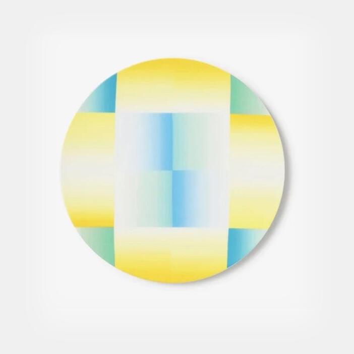 Judy Chicago: Sky Sun Dinner Plate