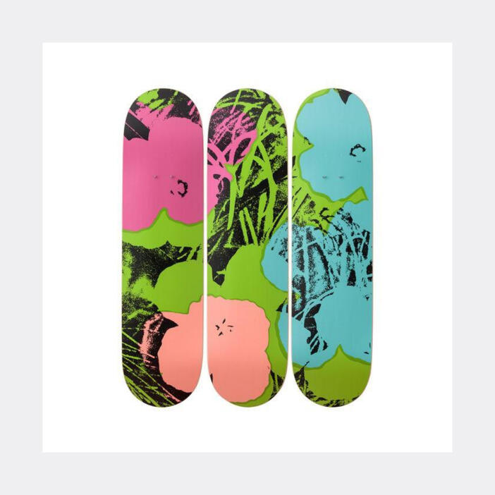Andy Warhol: Flowers (Green/Pink), 2019
