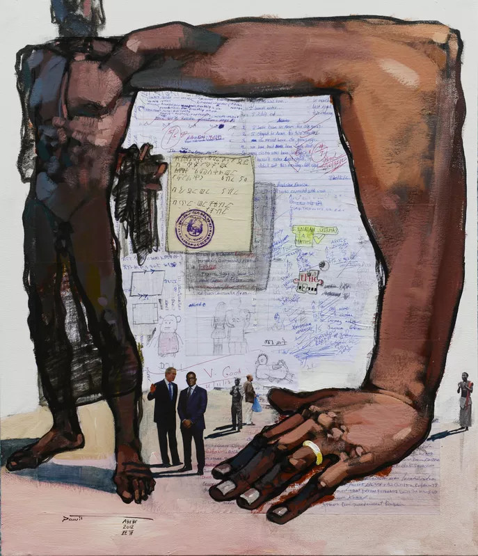 Long Hands 11 by Dawit Abebe