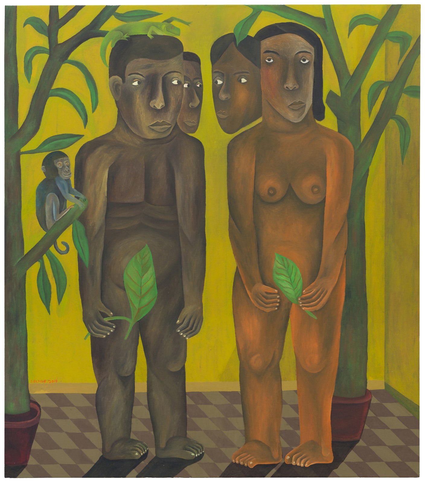 Adam and Orange Eve (2019) by Salah Elmur