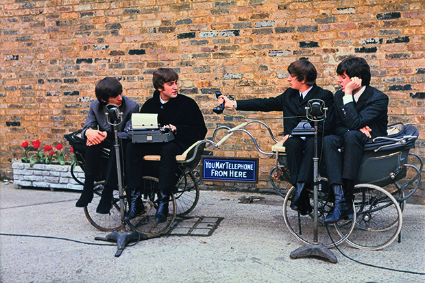 The Beatles during the filming of ‘A Hard Day’s Night’. © 2016 Bruce and Martha Karsh 