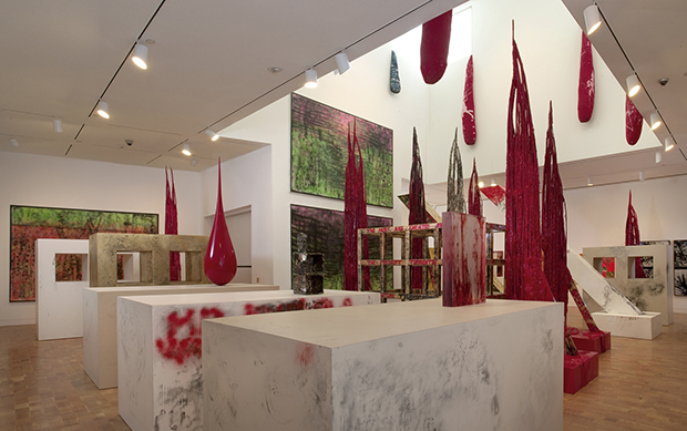 Exhibition view, Sterling Ruby, Supermax 2008, Museum of Contemporary Art, Los Angeles, 2008