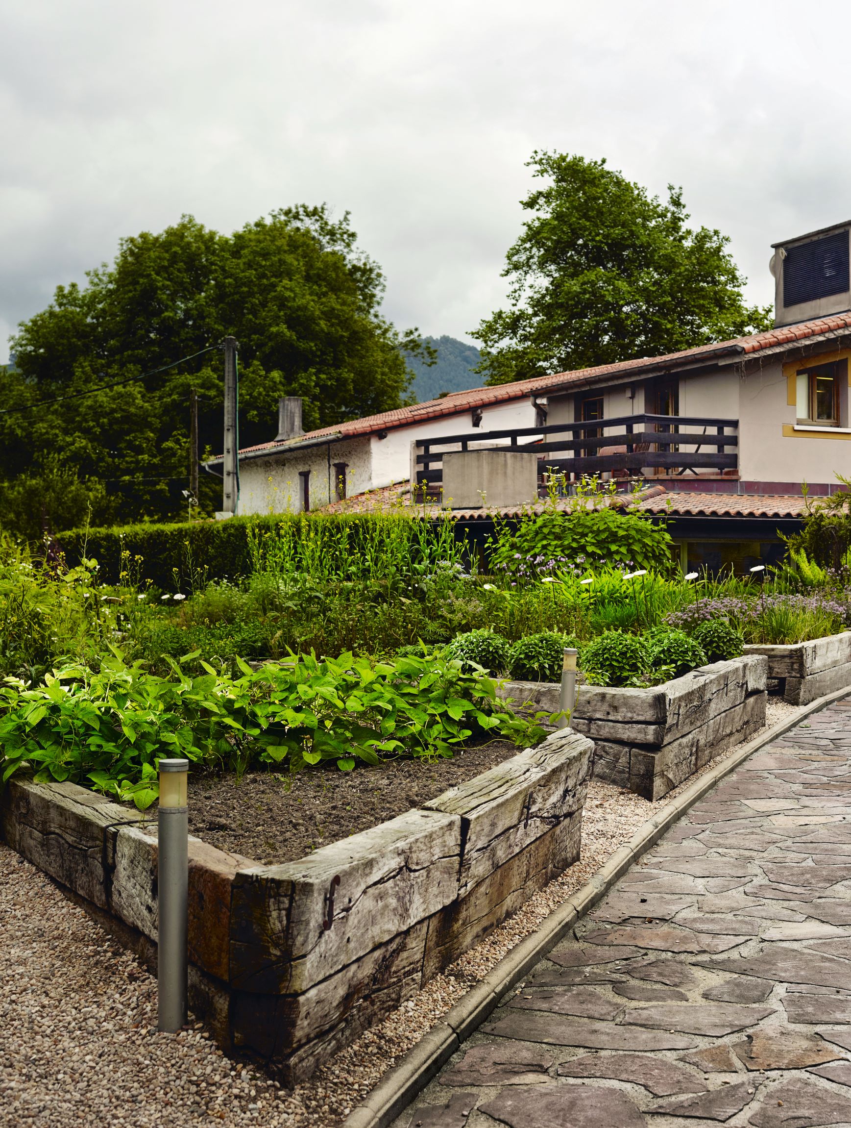 The garden at Mugaritz, as featured in The Garden Chef