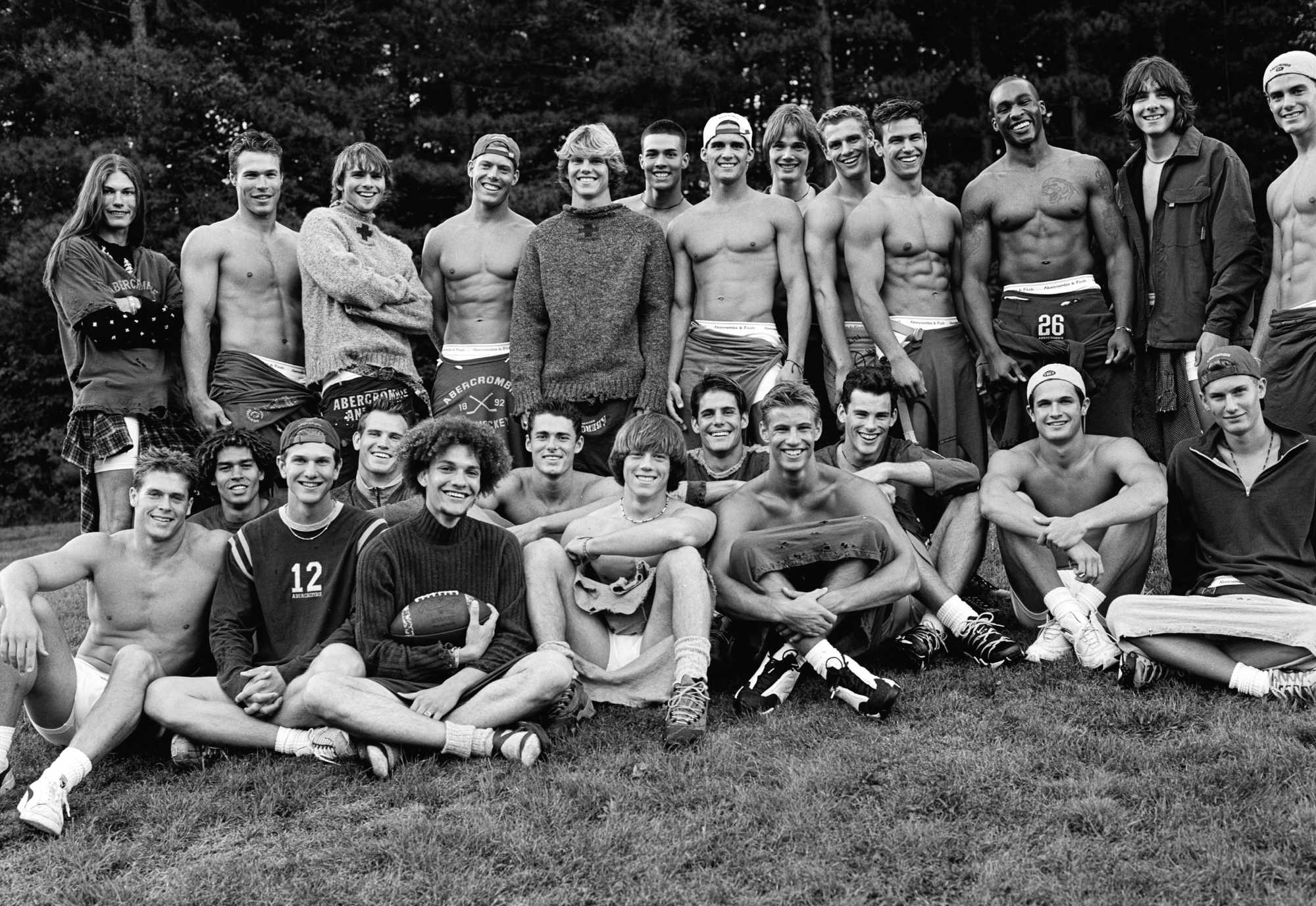 Abercrombie & Fitch Quarterly Christmas Issue, 1999. Photograph by Bruce Weber