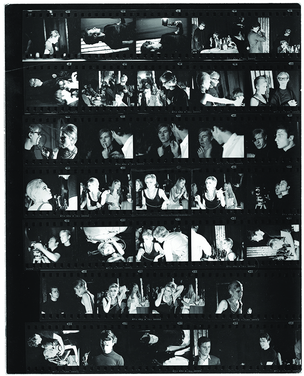 Stephen Shore: Contact sheet from Stephen Shore’s first shoot at L’Avventura, 1965-7. © Stephen Shore