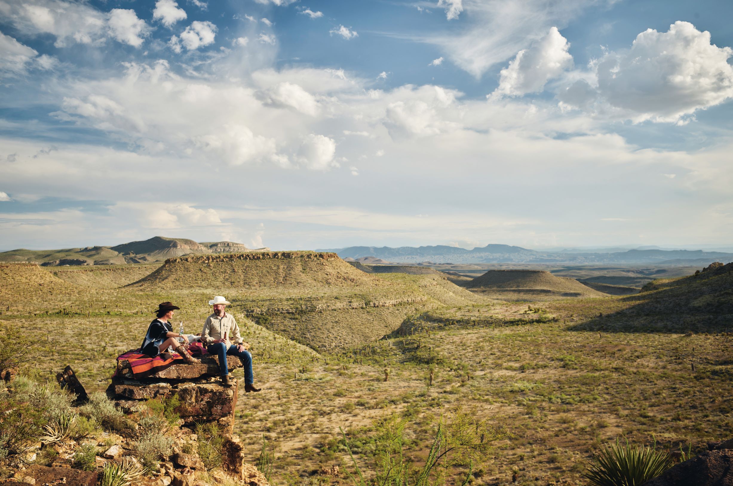 Virginia Lebermann and Rocky Barnette of The Capri, Marfa Texas