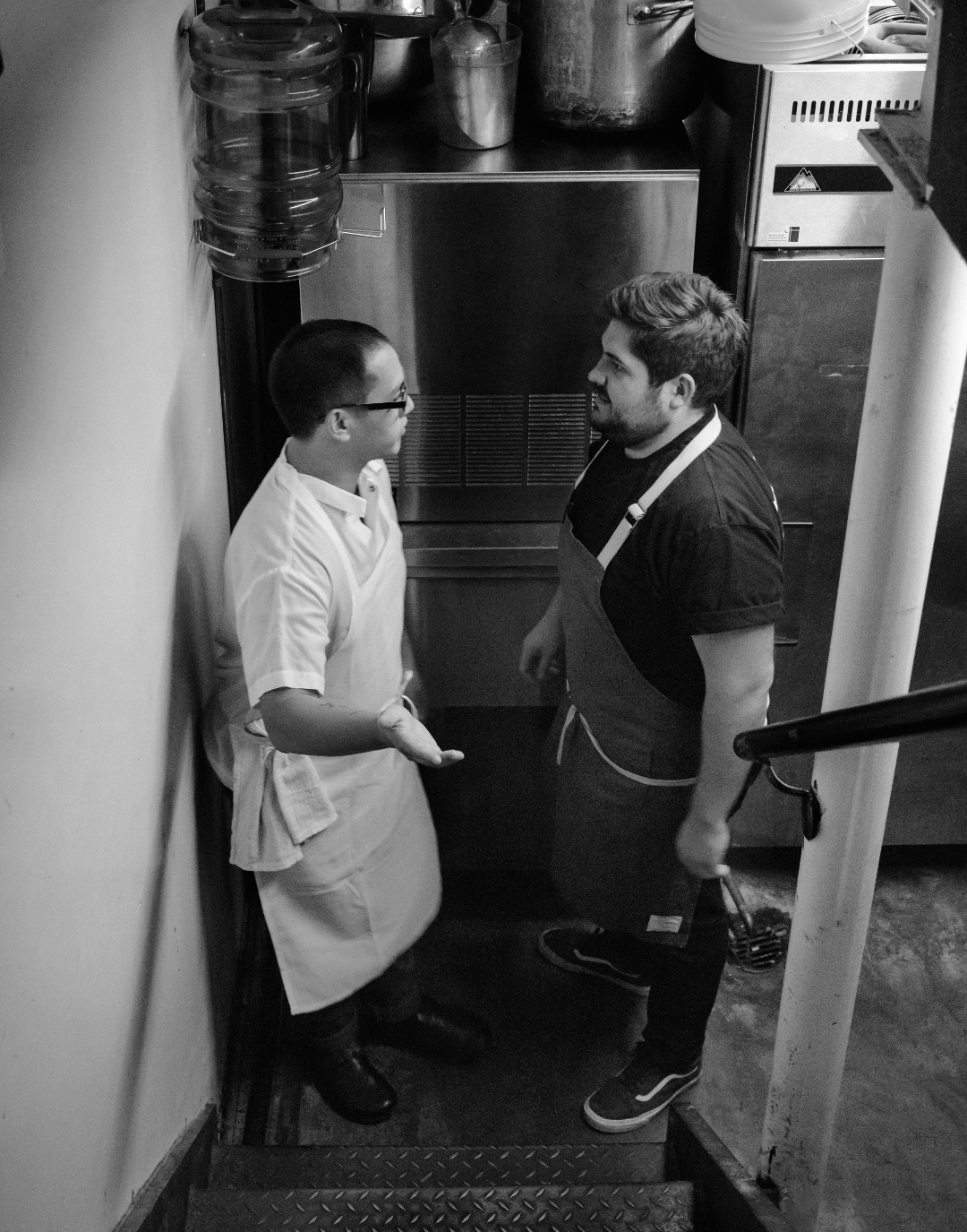 Jeremiah Stone and Fabián von Hauske, wine lovers and authors of A Very Serious Cookbook