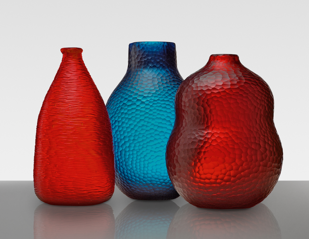 Glass Designs, Murano, 1926-47, Vasi Battuti, 1940-6; Venini & C. Courtesy Archivio Barovier 