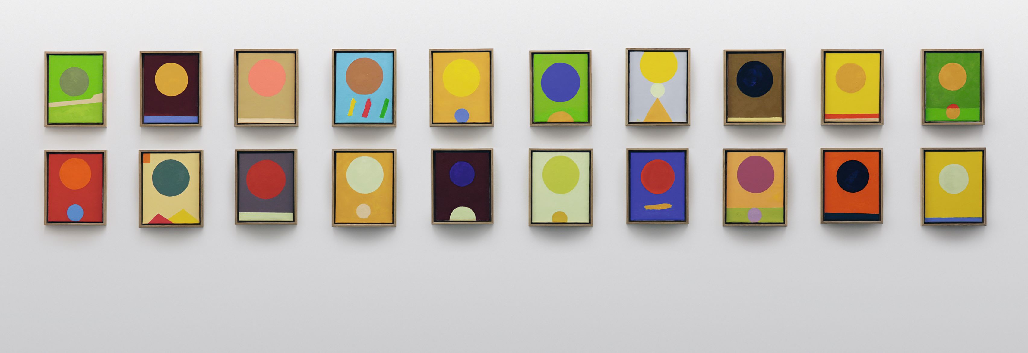 Etel Adnan, The Weight Of The World 1–20, 2016