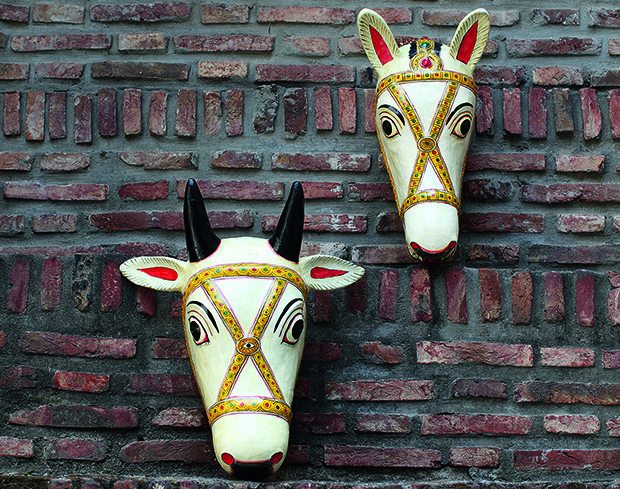 Paper Mâché Masks - from Sar: The Essence of Indian Design