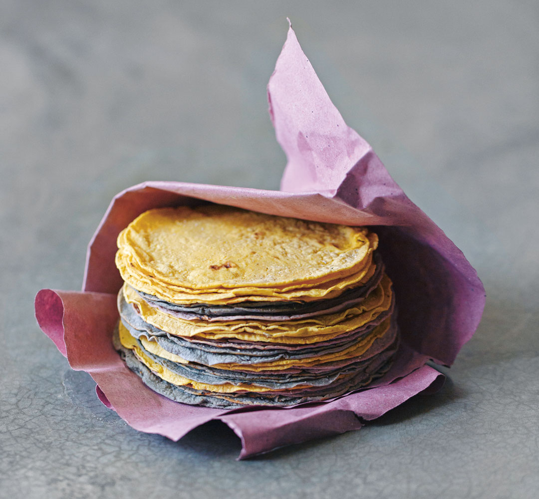 Corn tortillas, from Tu Casa Mi Casa