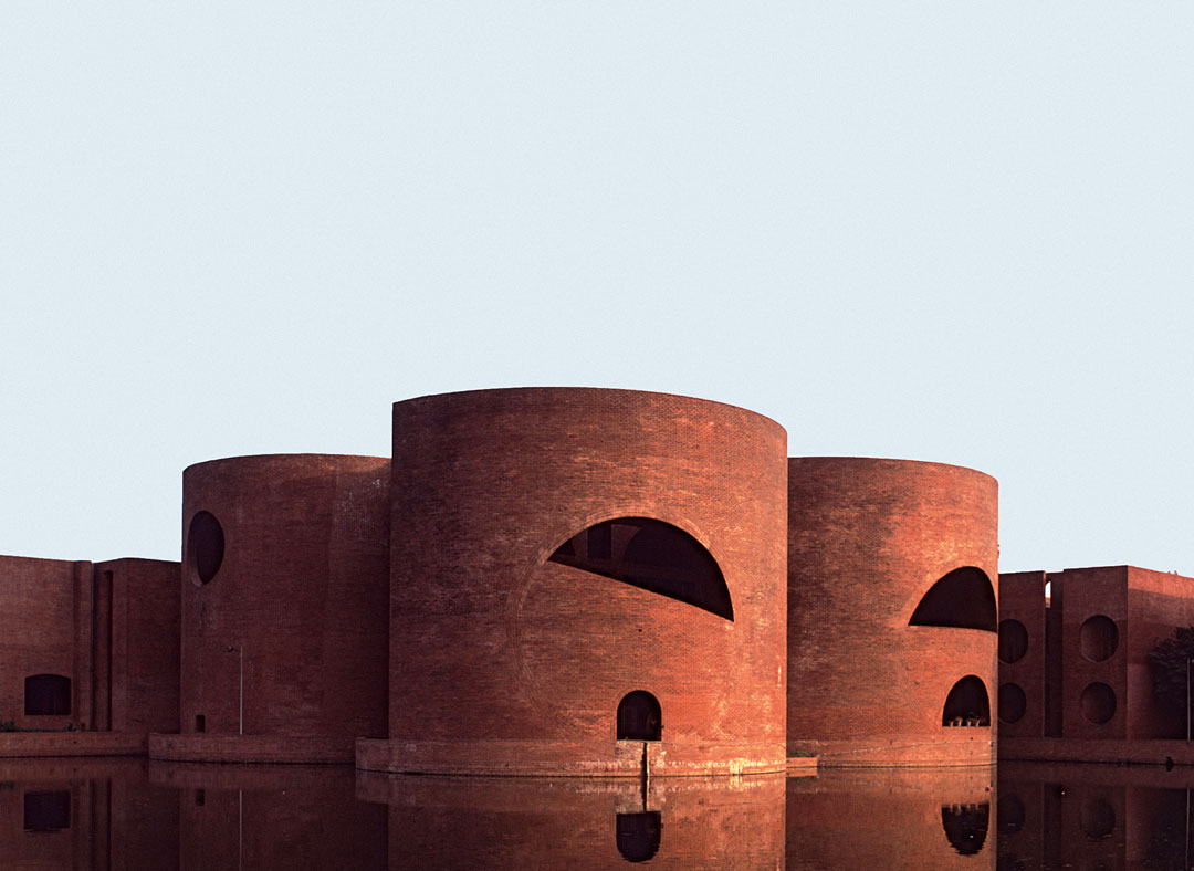 National Assembly Building, Dhaka, Bangladesh, 1982, Louis I. Kahn